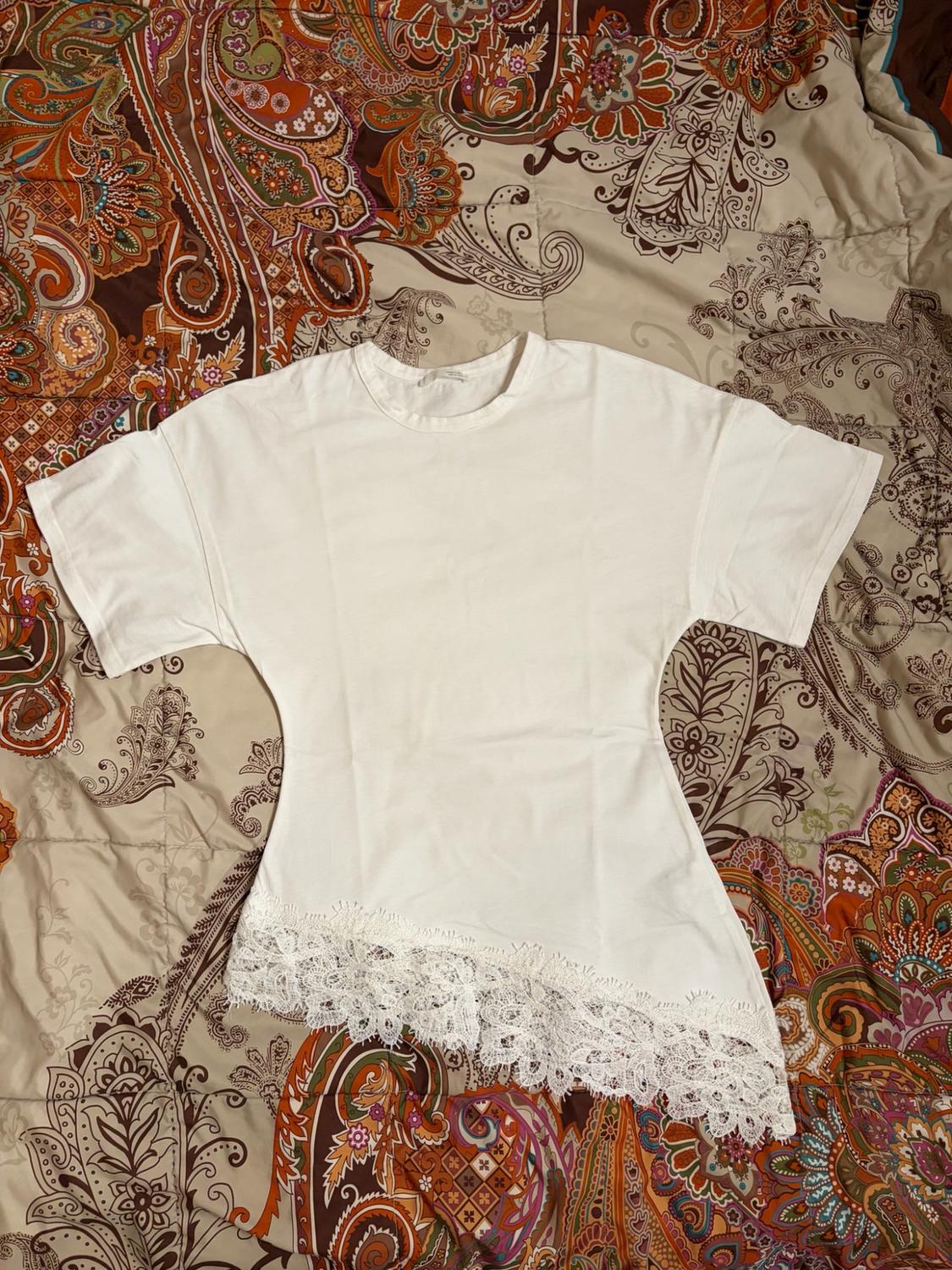 ΜΠΛΟΥΖΑ HEAVY COTTON ΜΕ ΔΑΝΤΕΛΑ - Image 2