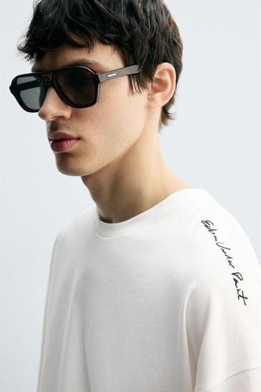 ABSTRACT PRINT T-SHIRT - White by Zara - Image 4
