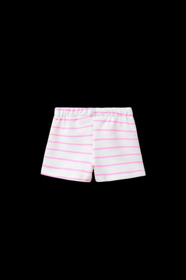PEPPA PIG ™ STRIPED PLUSH BERMUDA SHORTS - Pink by Zara
