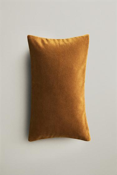 VELVET CUSHION COVER - Mustard by Zara - Image 5