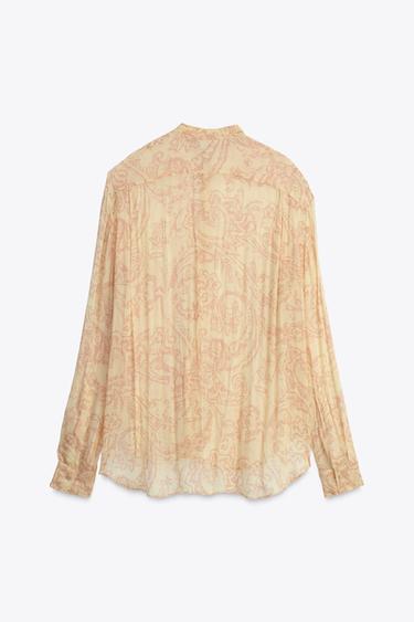 BLOUSE IMPRIMÉE ÉDITION LIMITÉE - Imprimée de Zara - Image 4