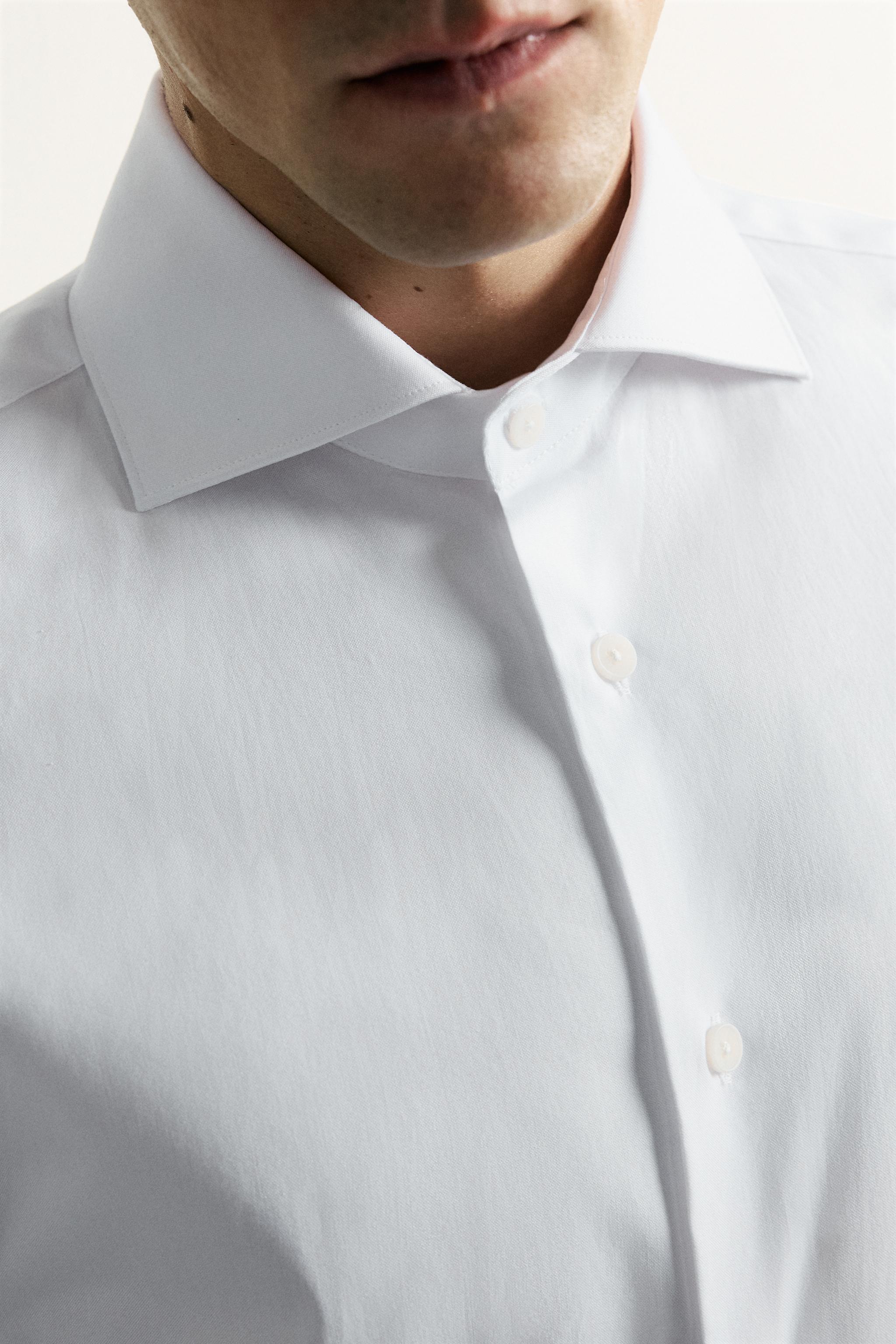 SLIM FIT DOUBLE CUFF SHIRT