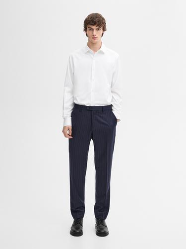Zara Slim fit 100% cotton shirt - White - Image 0
