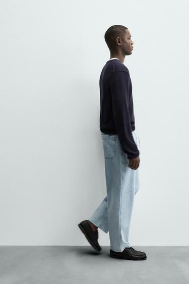 LIGHTWEIGHT JOGGER FIT JEANS - Mid-blue by Zara - Image 5