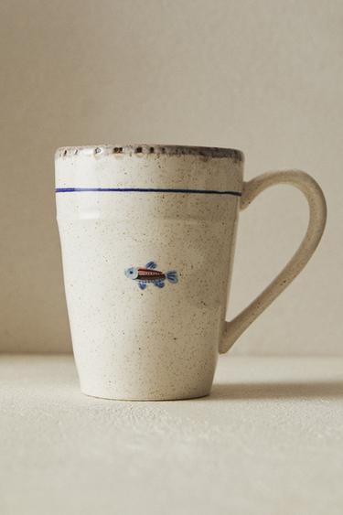 TASSE GRÈS POISSON - Bleu de Zara - Image 5