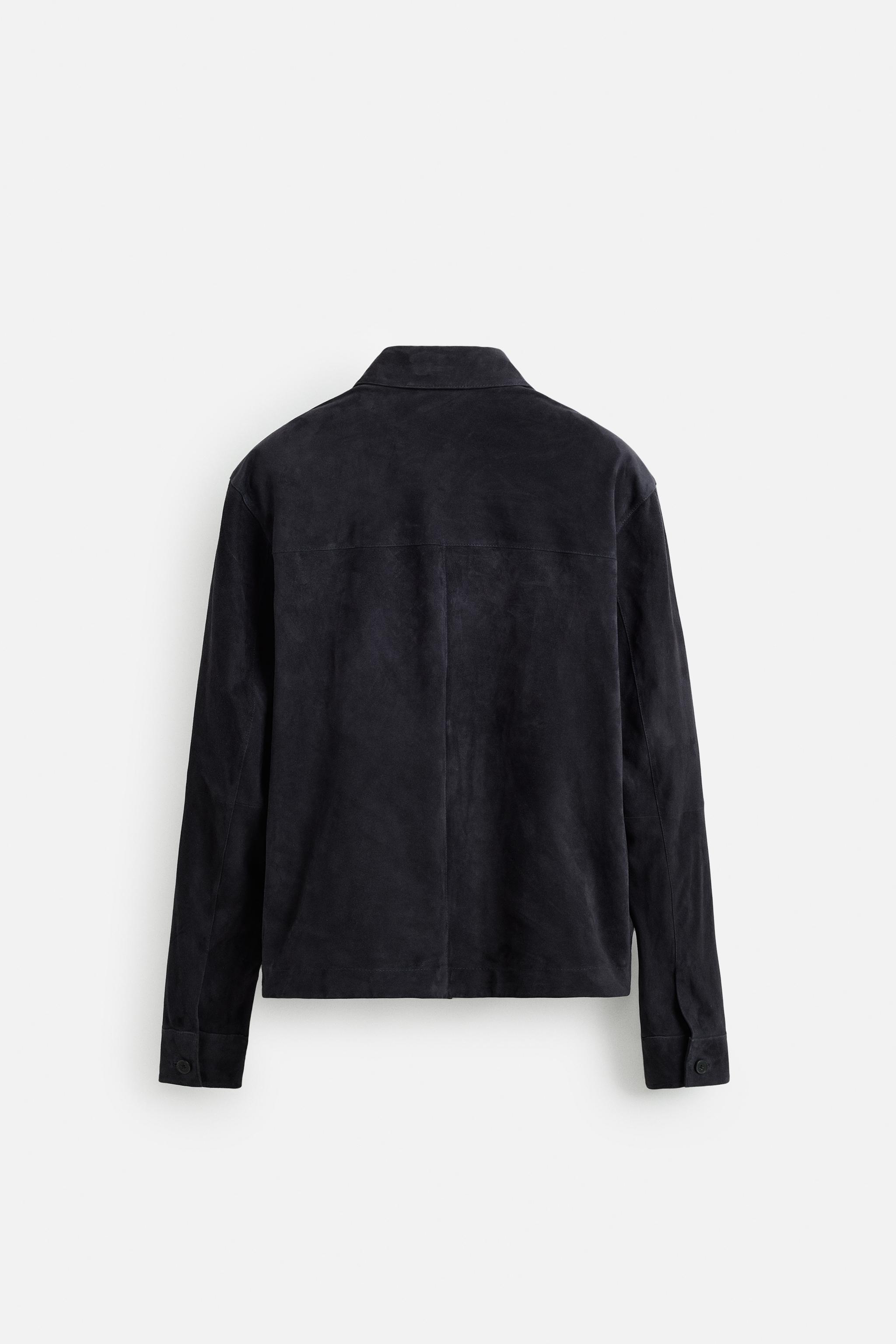 ZARA】スプリットスエードレザージャケット 5388/350/407 (ZARA
