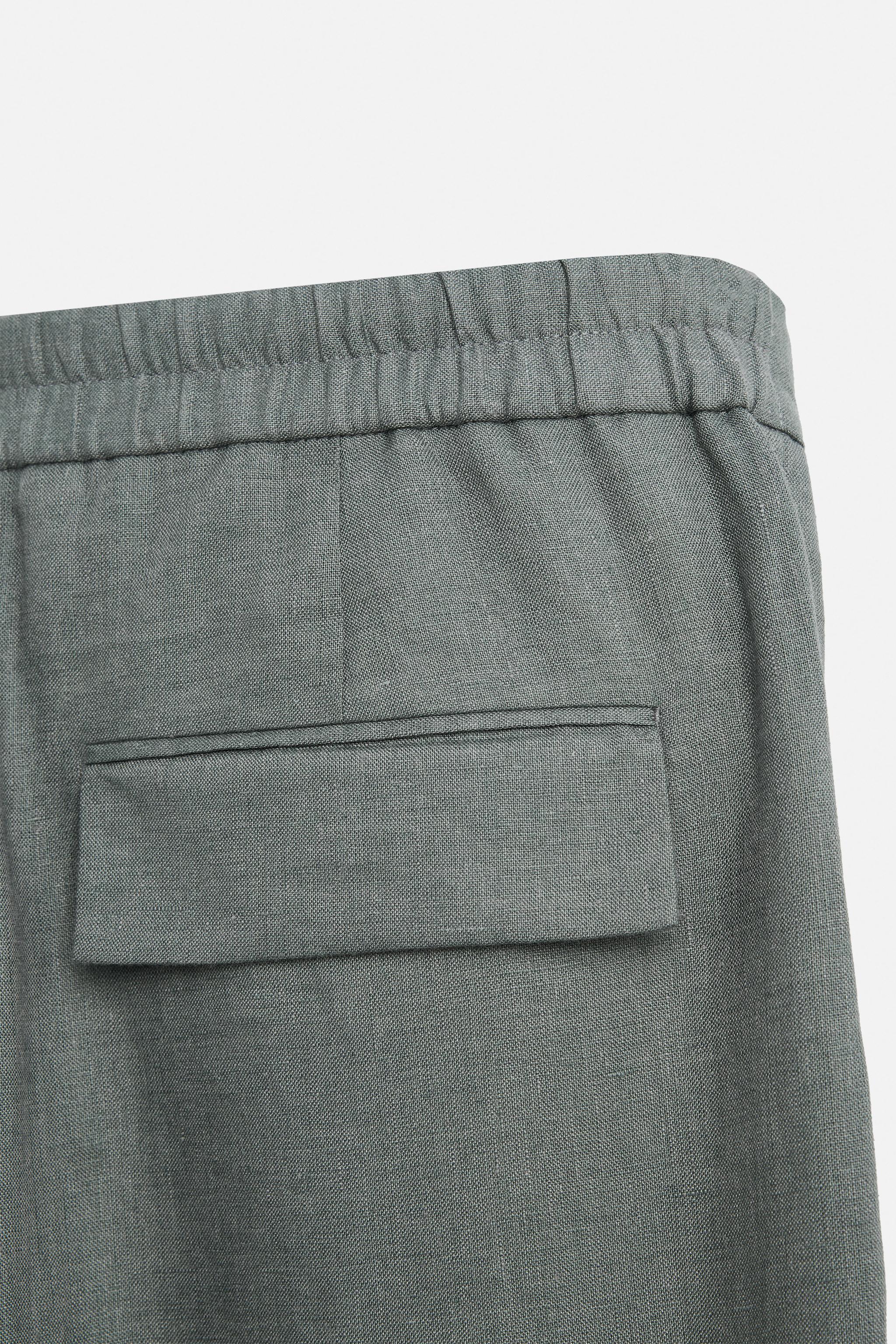 PANTALON DE COSTUME 100 % LIN