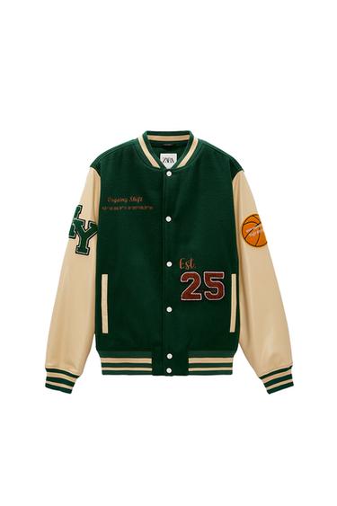 BOMBER JACKET WITH PATCHES