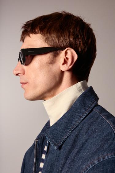 PADDED DENIM JACKET - Blue by Zara