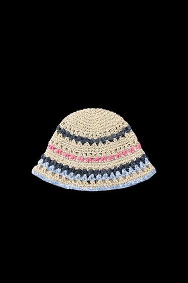 GORRO BUCKET COMBINADO - Beige claro de Zara - Imagen 0