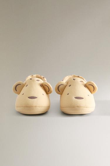 CHILDREN'S CHEETAH SLIPPERS - Yellow by Zara - Image 2