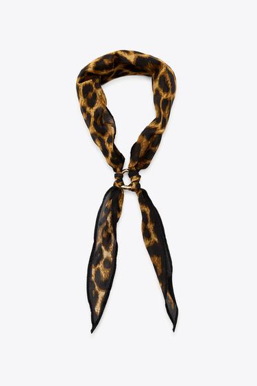 BANDANA ANILLA ESTAMPADO ANIMAL - Leopardo de Zara