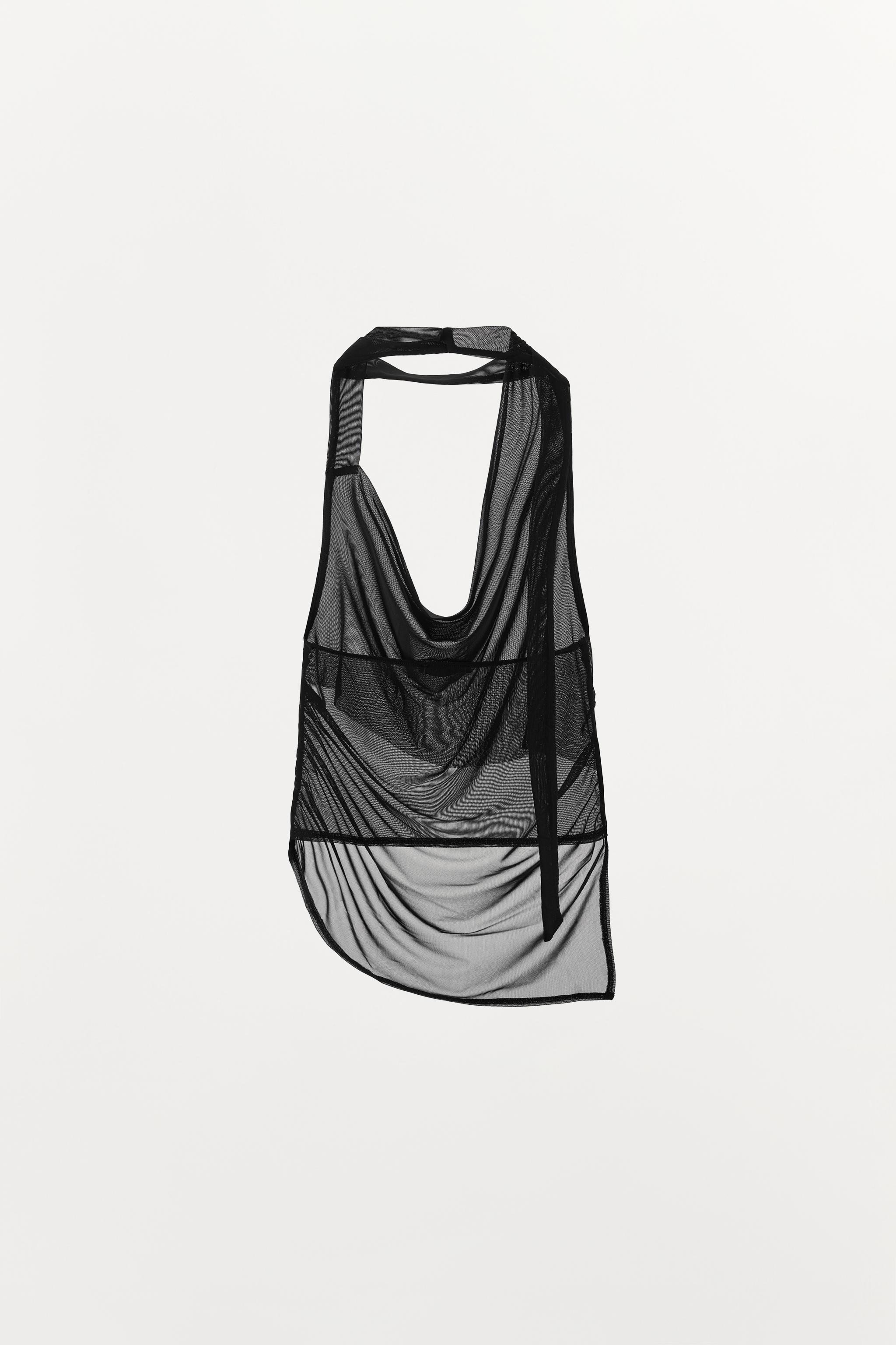 Zara Tül Halter Top görsel 7