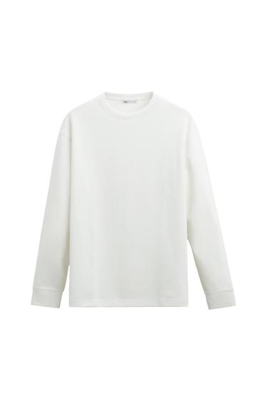 RIBBED BRUSHED T-SHIRT