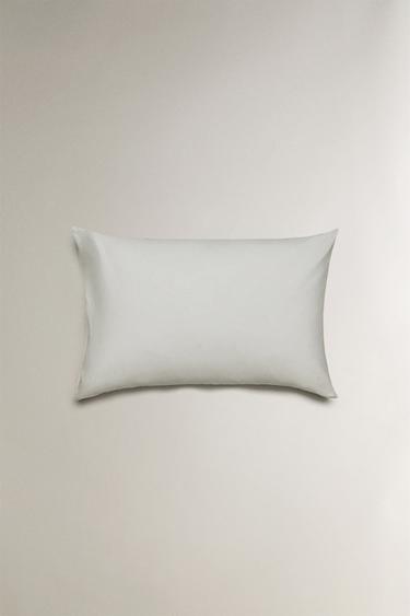 DRY FEEL COTTON PERCALE PILLOWCASE (500 THREAD COUNT) - White by Zara - Image 3