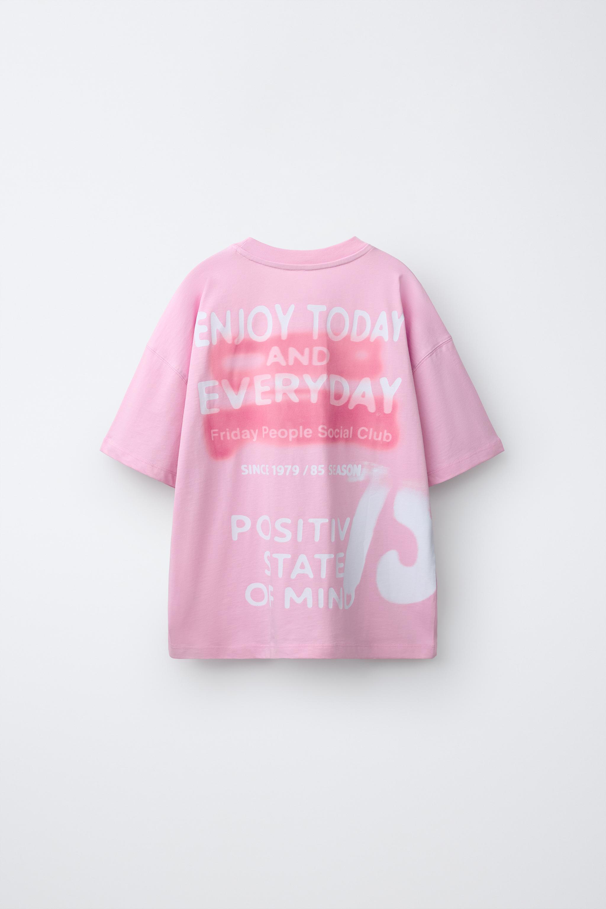 Детские футболки Zara SPRAY PRINT T-SHIRT — фото 3