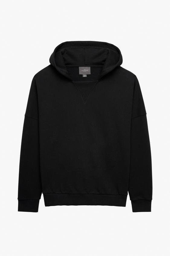 ステファノ・ピラーティ X ZARA フーディ - ブラック | ZARA Japan / 日本