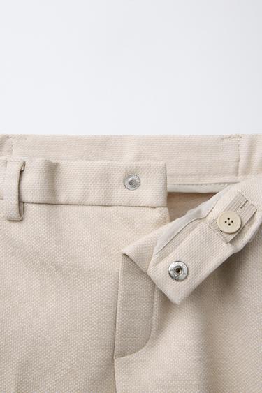 PANTALON DE COSTUME CONFORTABLE - Beige clair de Zara - Image 2