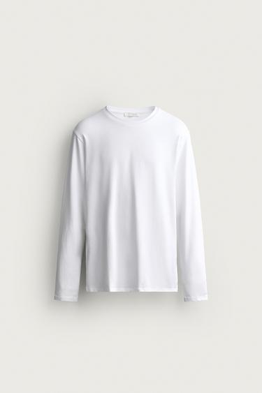 Zara 基本款修身版 T 恤 - 白色