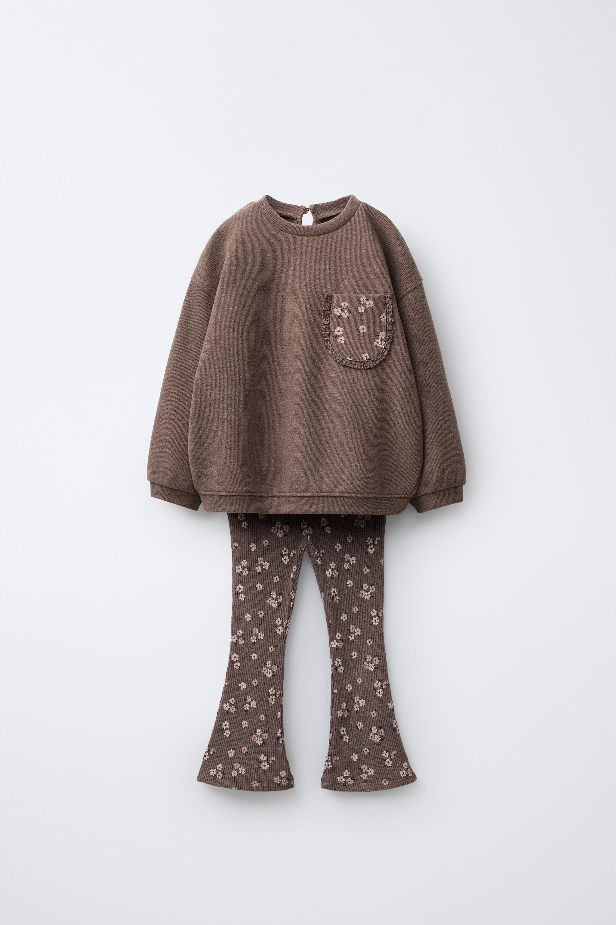 SOFT TOUCH FLARE T-SHIRT AND LEGGINGS SET