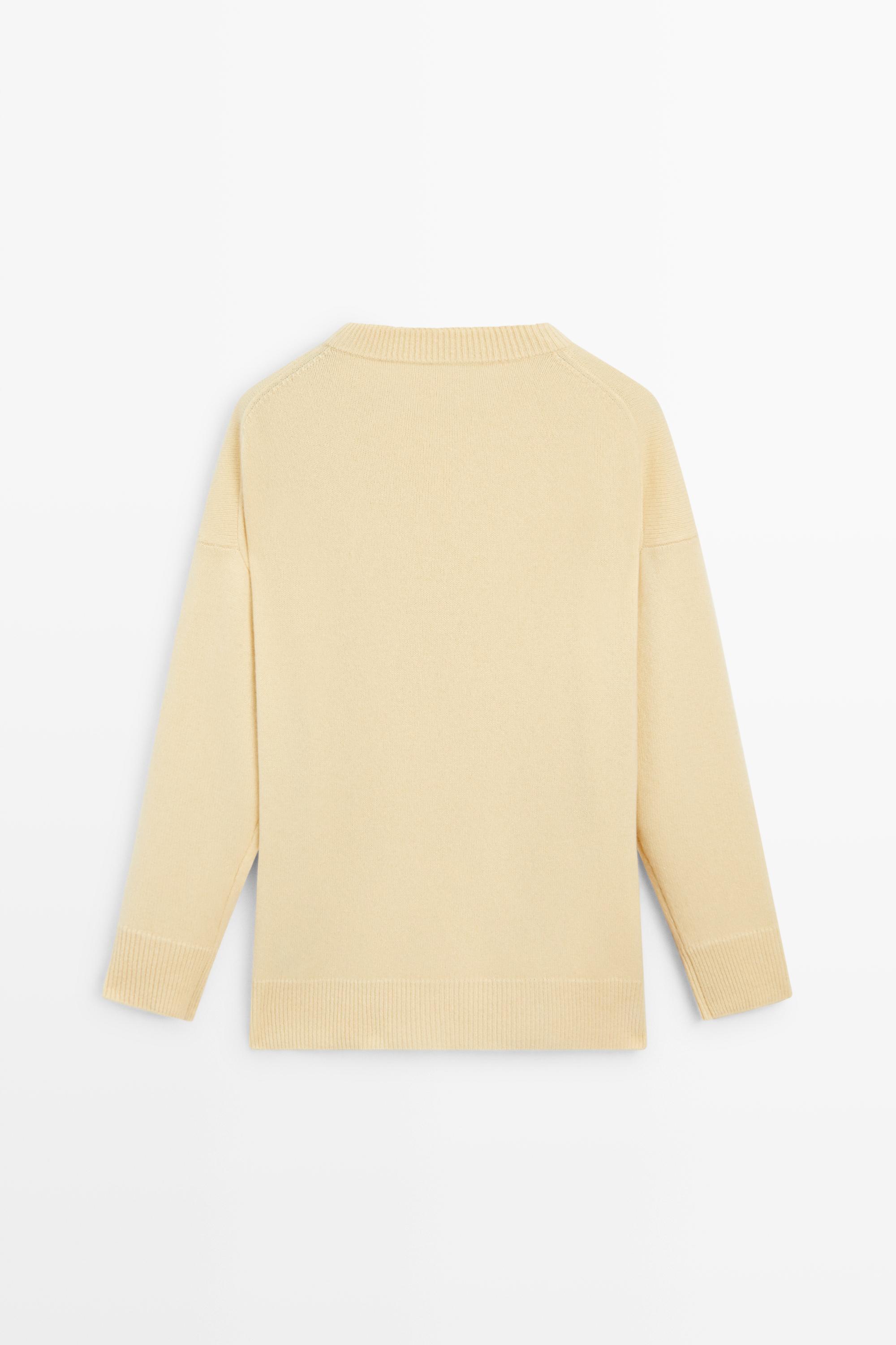 Pull oversize en maille 100 % cachemire