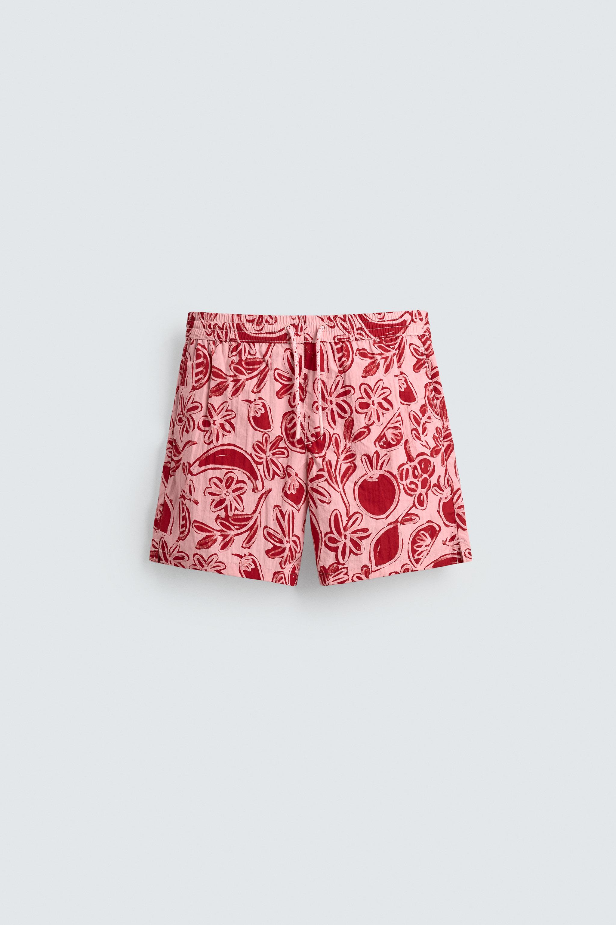 FRUIT PRINT SWIM SHORTS