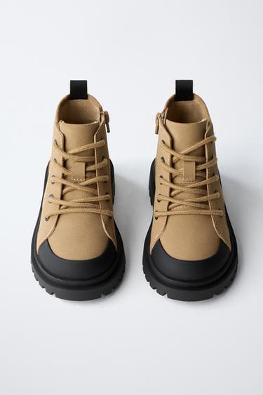 TRACK SOLE BOOTS - Beige by Zara - Image 3