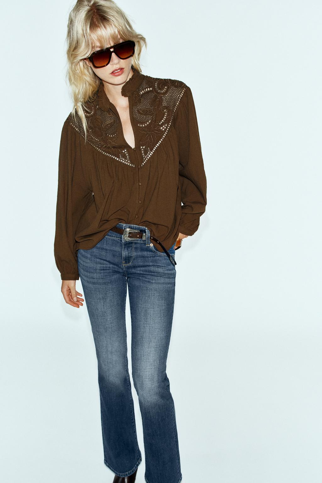 CUTWORK EMBROIDERY BLOUSE