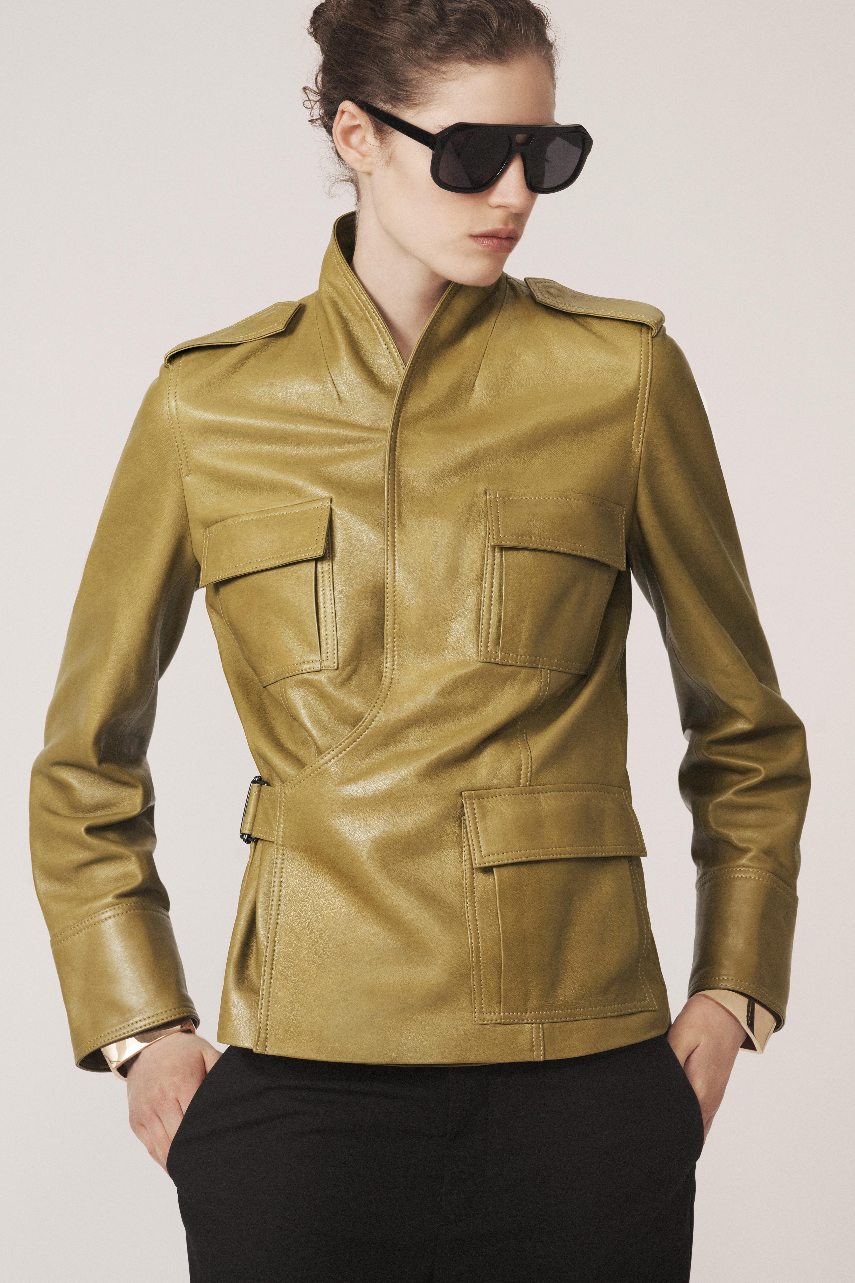BLOUSON EN CUIR 100 % - THE ITEM ZARA WOMAN