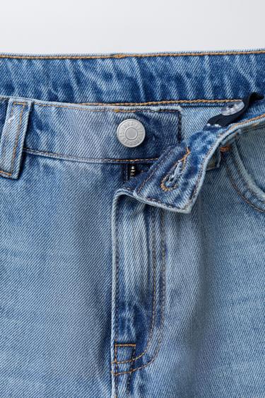 JEAN BARREL DÉCHIRÉ - Bleu clair de Zara - Image 2