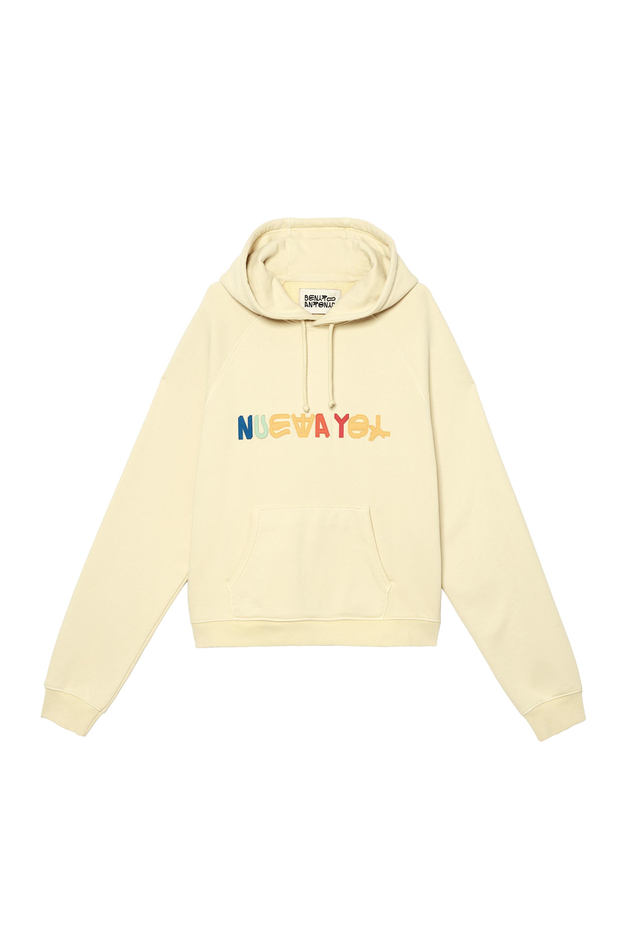 NEW YOL PATCH HOODIE — Vanilla