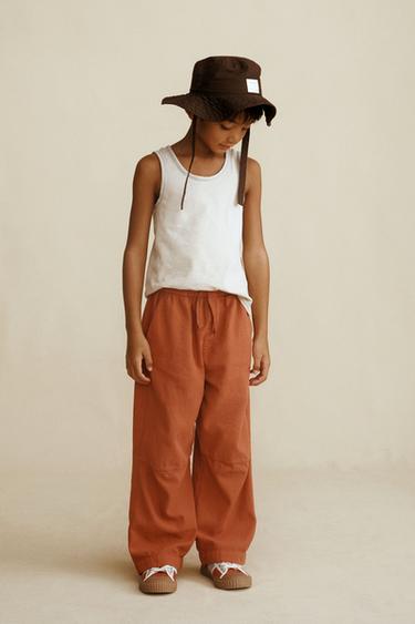 GERADE GESCHNITTENE HOSE CREATED BY CARAMEL LONDON X ZARA - Orange von Zara