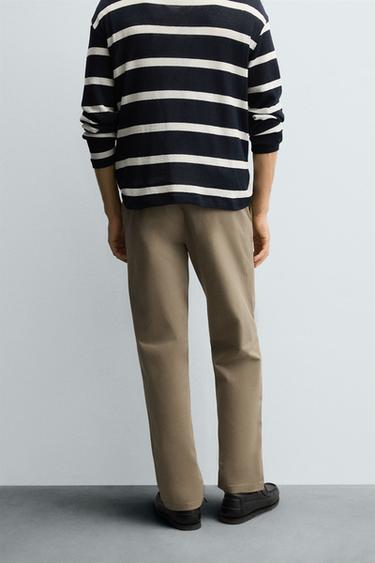 SLIM FIT CHINO TROUSERS - camel by Zara - Image 2