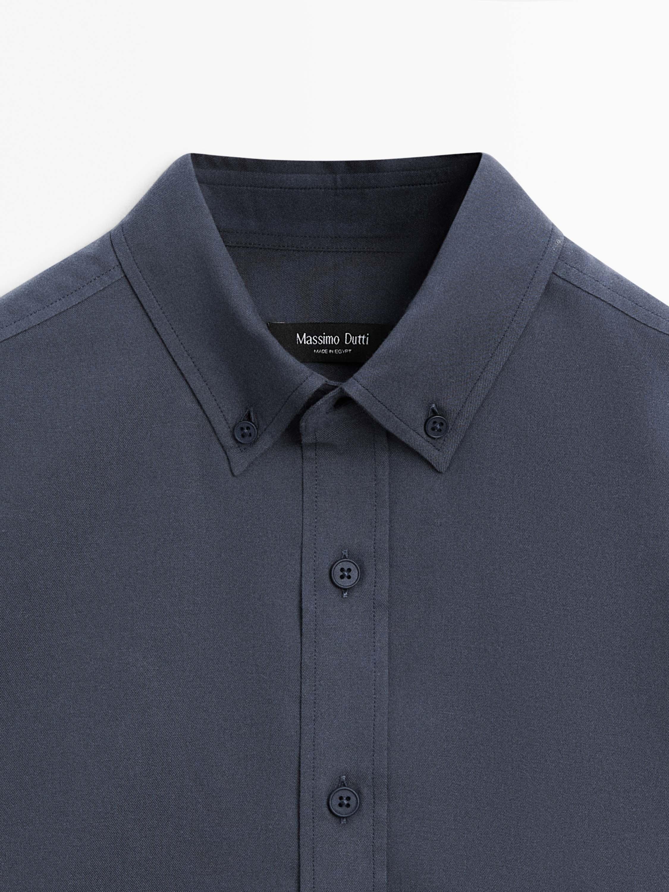 Regular fit cotton shirt