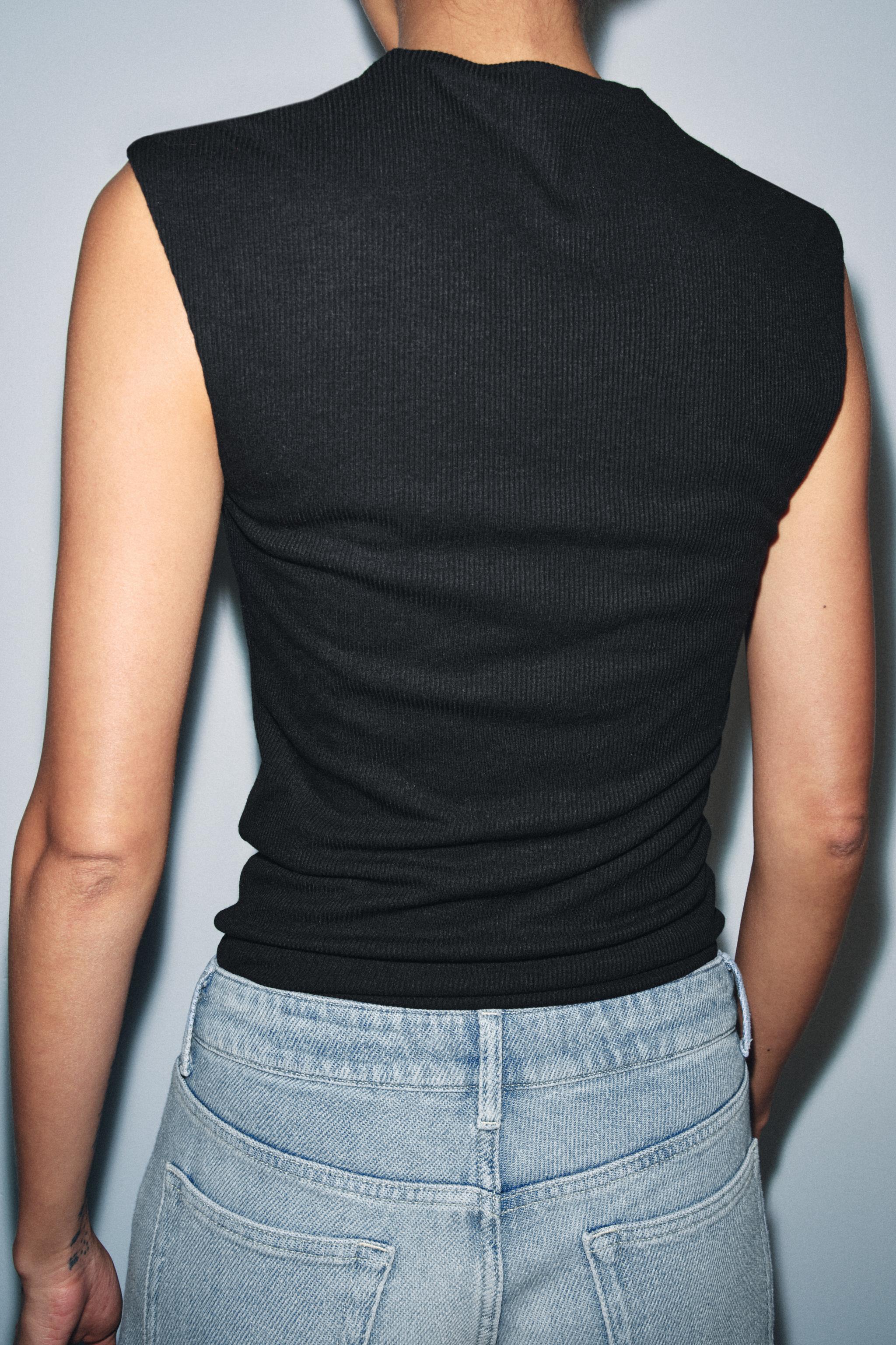 FİTİLLİ V YAKA T-SHIRT - Görsel 3