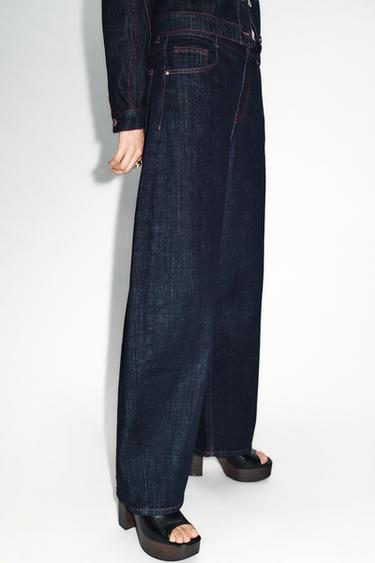 Z1975 HIGH-WAIST BARREL JEANS - Blue by Zara - Image 2