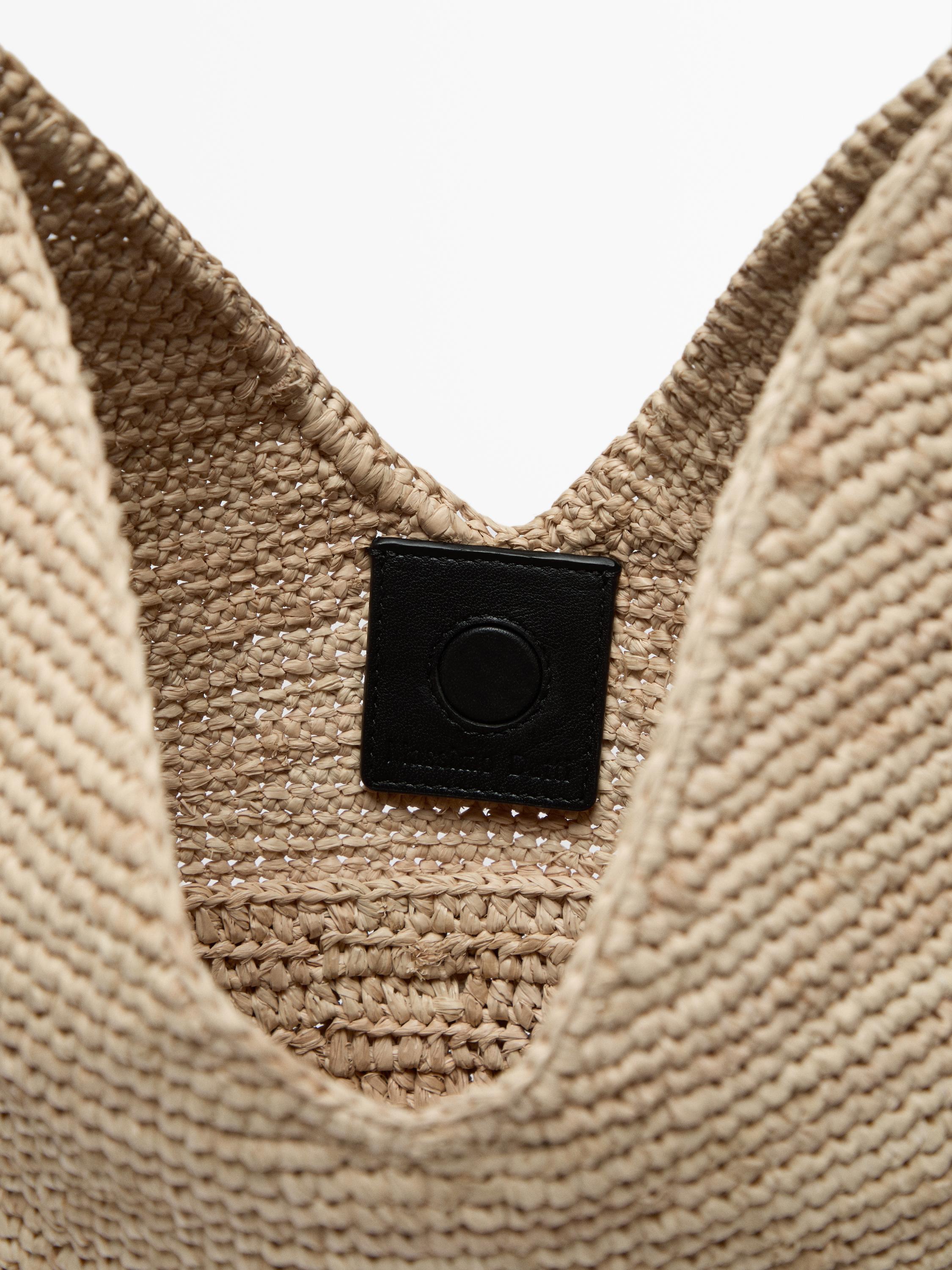 Sac cabas en raphia