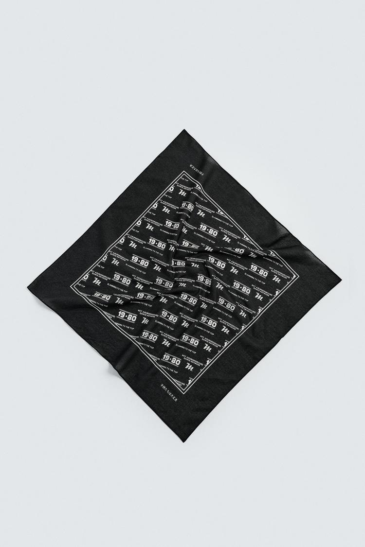 ZARA GEOMETRIC PRINT BANDANA