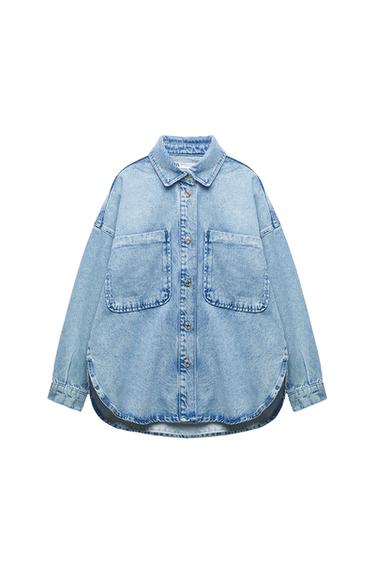 SOBRECAMISA DENIM BOLSILLOS PLASTRÓN