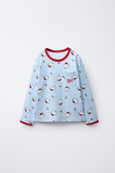 2-6 ANS/ PYJAMA HELLO KITTY © SANRIO - Bleu de Zara - Image 1