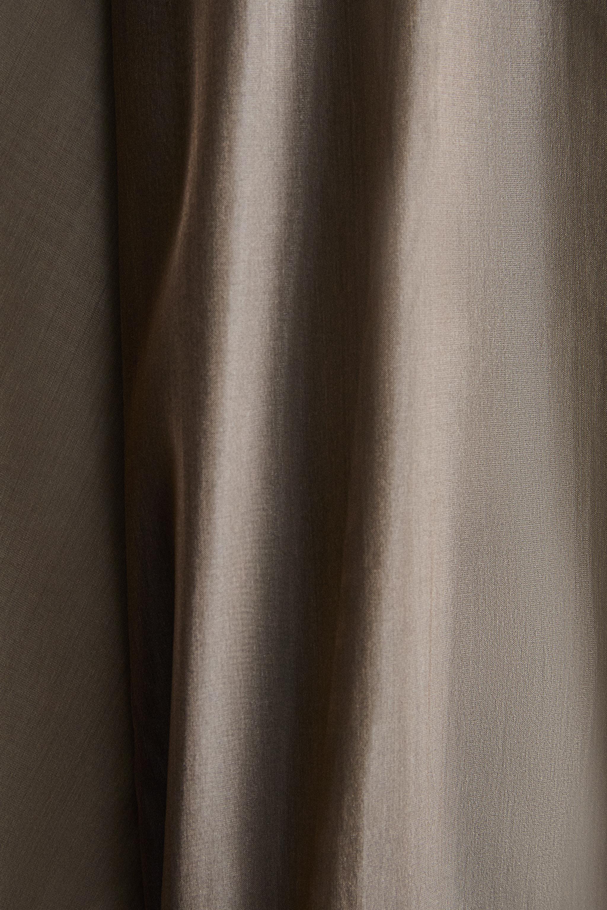 SILK ORGANZA DRESSING GOWN