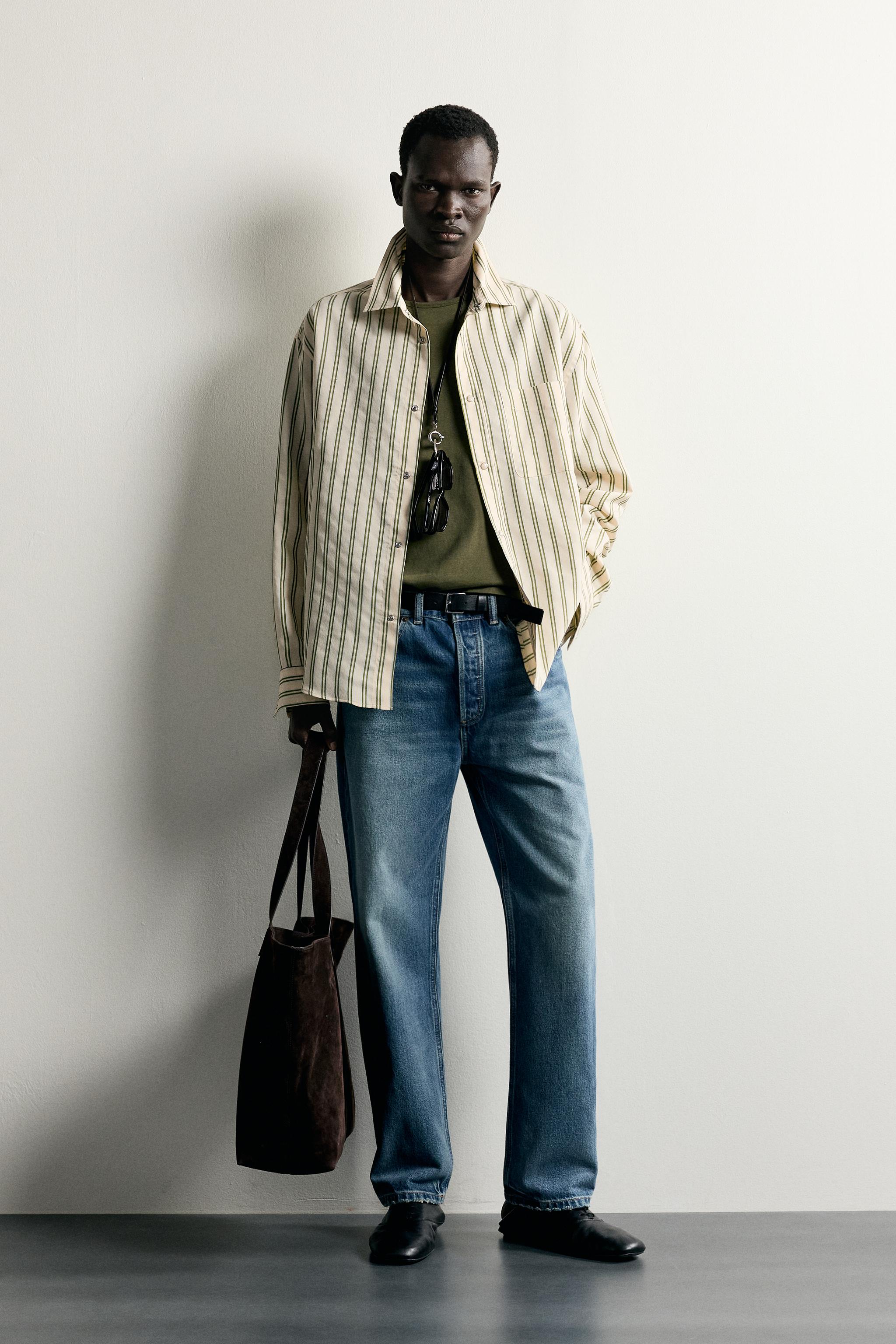 CHEMISE FLUIDE À RAYURES