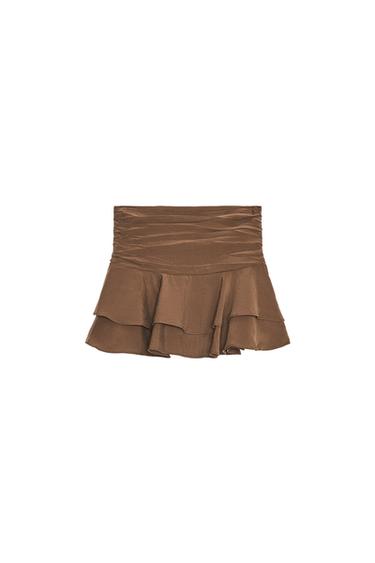 FALDA PANTALÓN VOLANTES