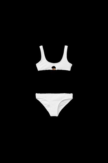 6-14 JAHRE/ BIKINI STRUKTUR QUASTEN - Weiß von Zara