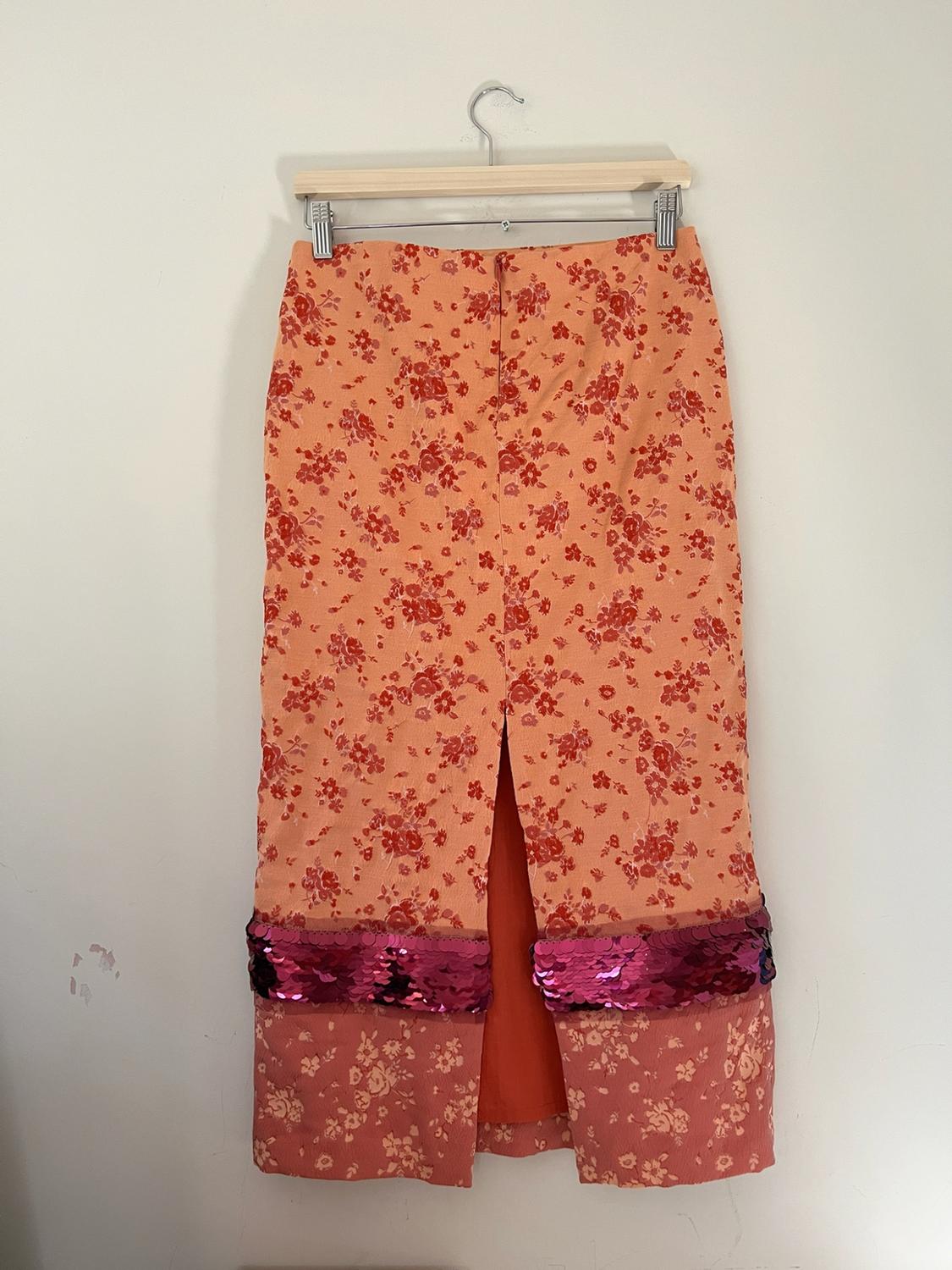 SEQUINNED JACQUARD SKIRT - LIMITED EDITION - Image 3