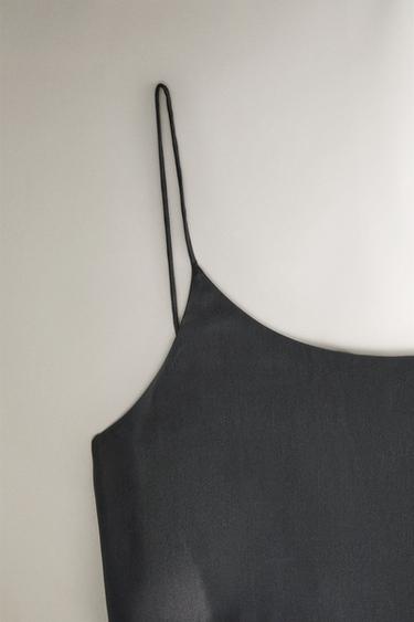TOP SOIE - Gris foncé de Zara - Image 2