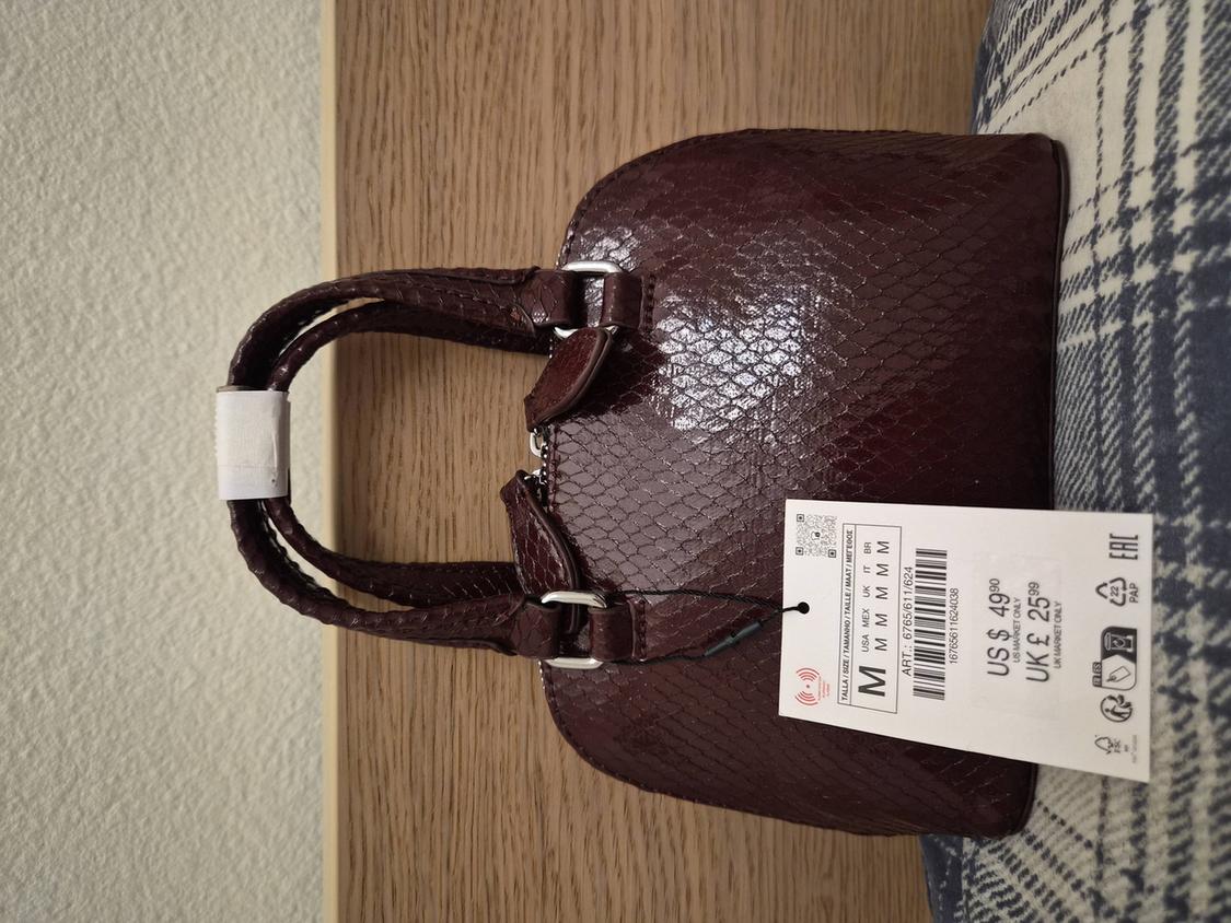 EMBOSSED MINI CITY BAG - Image 3