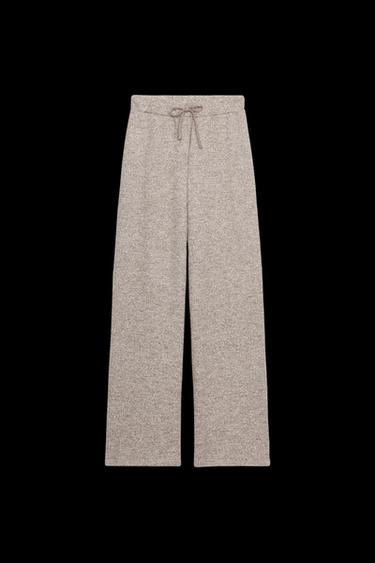 WIDE RUSTIC TROUSERS - Brown / Taupe by Zara - Image 0