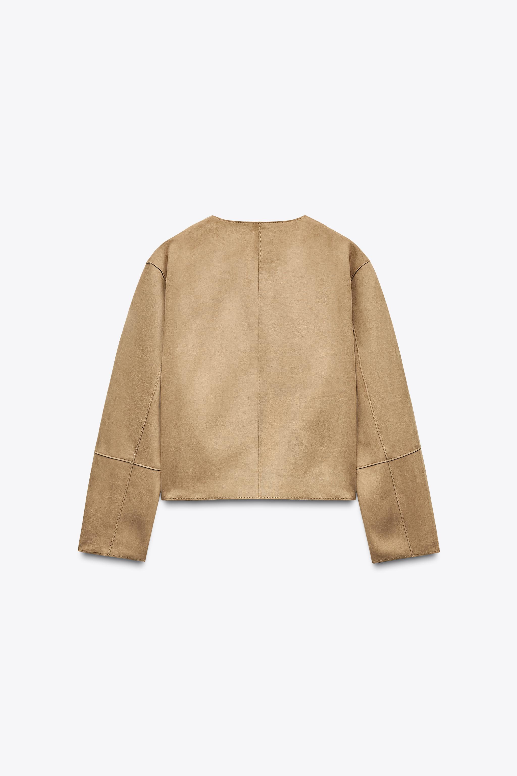 全国どこでも送料無料！ エクリュ - ジャケット フェイクスエード | 日本 / Japan ZARA ジャケット・アウター