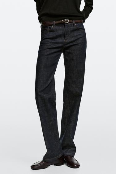 Low-rise straight-leg jeans — Blue 2
